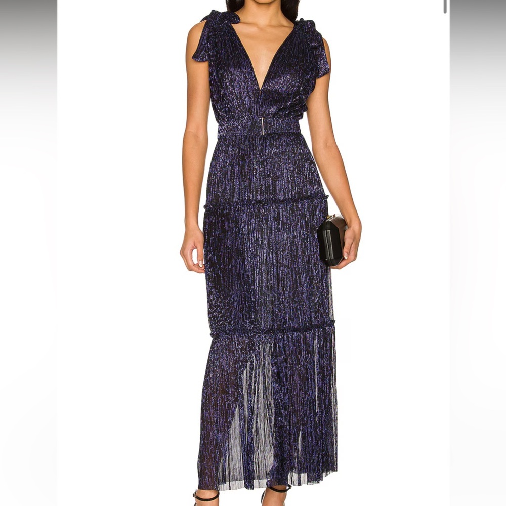 Sabina Musayev Helena Dress in Navy